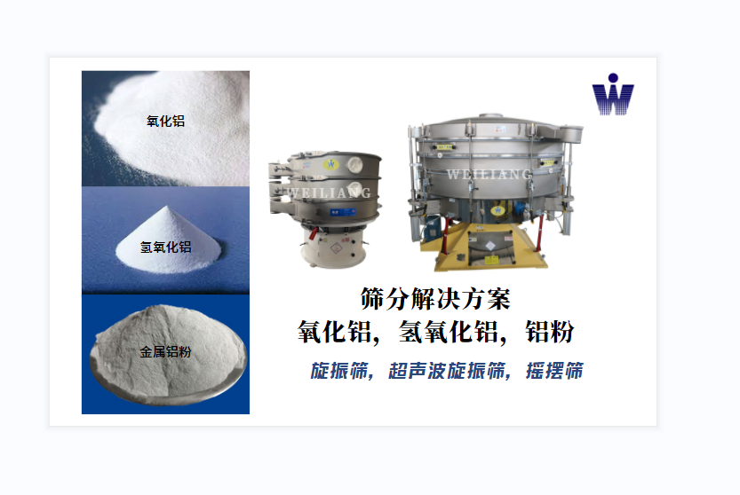 氧化鋁、氫氧化鋁、金屬鋁粉篩分案例